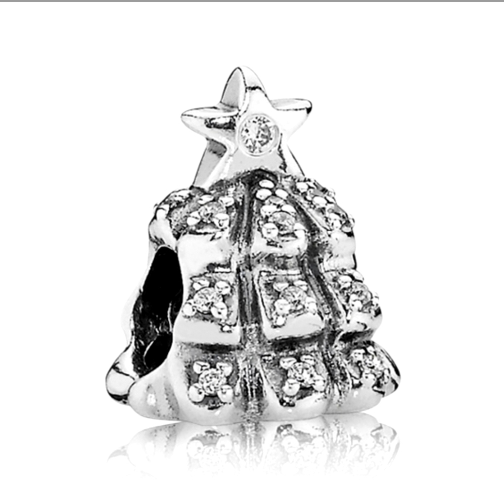 Retired Tree of Lights Pandora Charm Sterling Silver